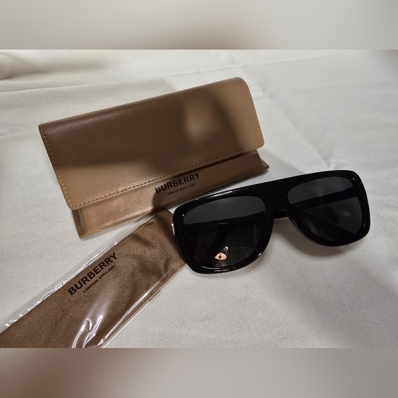 Burberry Shield Sunglasses. - Picture 2 of 5